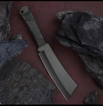 Нож мачете Rambo из стали 440C с фиксированным клинком и чехлом Rambo фото