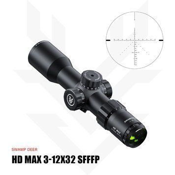 Оптический прицел Swamp Deer HD MAX 3&ndash;12&times;32 SF FFP MINI, 30 мм, FFP, боковая отстройка параллакса HD MAX 3-12X32 SF FFP MINI фото