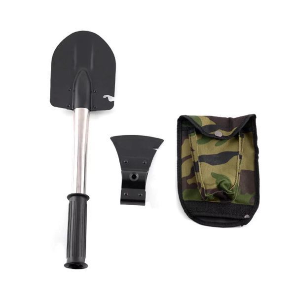 Туристичний набір 4 в 1 лопата, сокира, ніж та пила для кемпінгу і походів 22357 фото