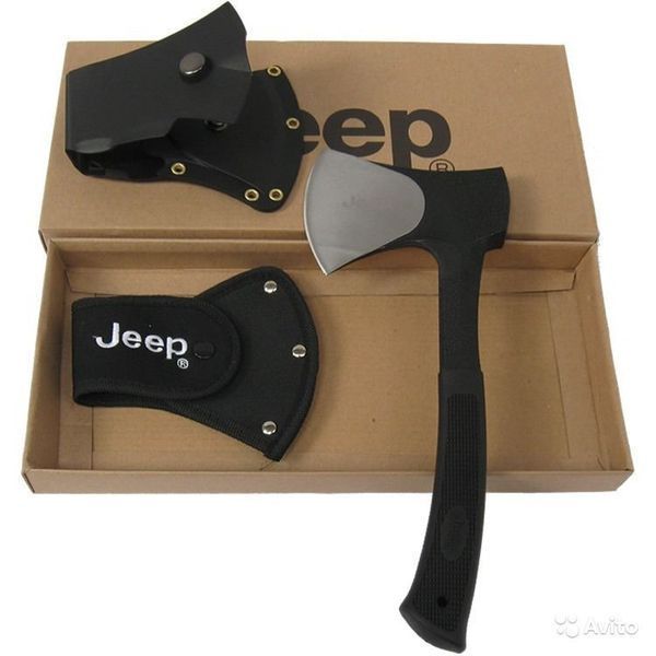 Туристический топор Jeep Full Tang с чехлом для кемпинга, походов, охоты и рыбалки BH-Jeep фото