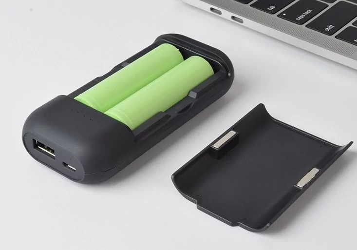 Повербанк корпус PB2 під 2x18650 Power Bank USB зарядний пристрій кейс PB2 фото