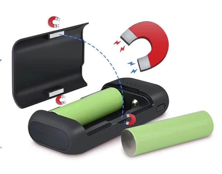 Повербанк корпус PB2 під 2x18650 Power Bank USB зарядний пристрій кейс PB2 фото