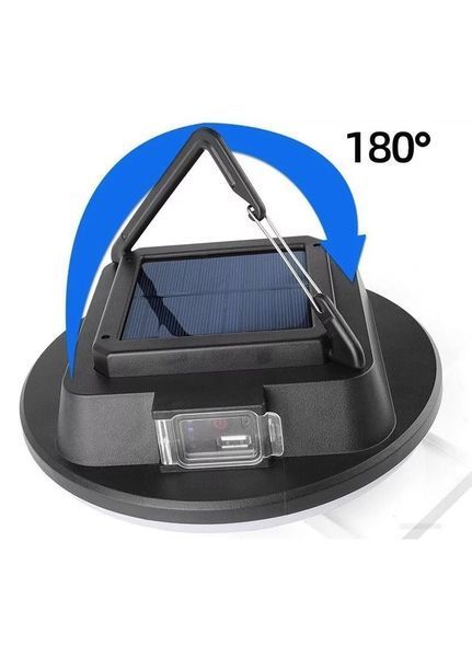 Кемпинговый фонарь T-002 аккумуляторный с солнечной панелью Power Bank 10000 мАч с пультом ДУ T-002 фото