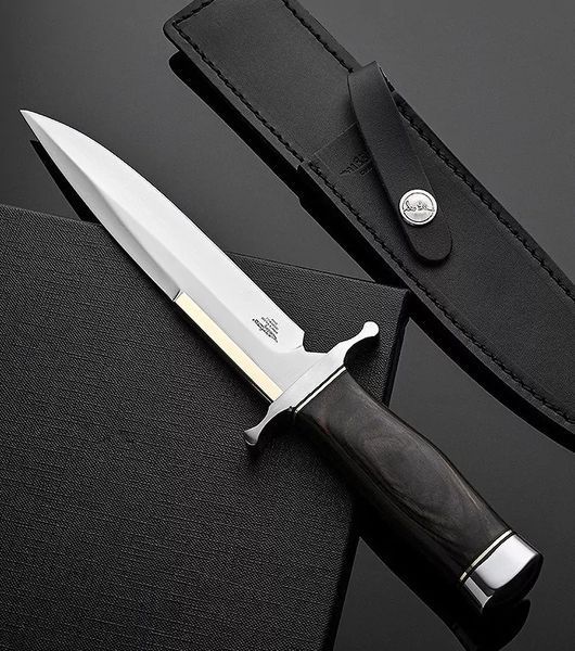 Туристический нож Hibben с фиксированным клинком 5Cr13MoV и ножнами GH5017 фото