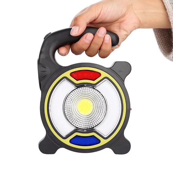 Аварійний ліхтар ZJ-3199 акумуляторний COB LED із сонячною панеллю Power Bank ZJ-3199 фото