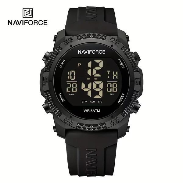 Чоловічий електронний спортивний годинник Naviforce NF7104 фото