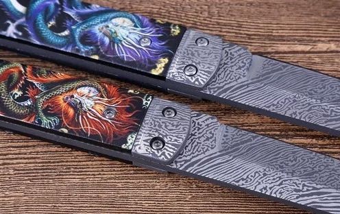 Туристический нож Tanto JGF50 с фиксированным клинком и кожаным чехлом JGF50 фото