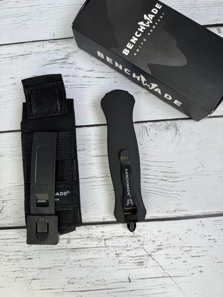 Тактичний складаний ніж Benchmade з клинком D2 та кліпсою BM3300 фото