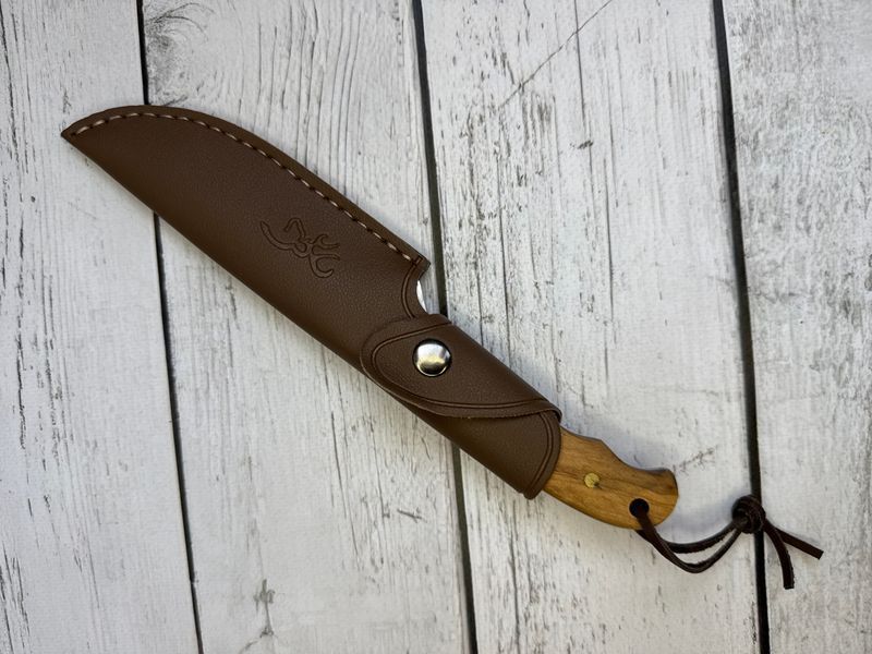 Мисливський ніж Browning Whitetail Legacy з клинком 7Cr13MoV та руків'ям із палісандра F863 фото