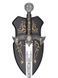 Сувенірний меч TEMPLAR KNIGHT SWORD декоративний з настінним панно 083-C фото 2